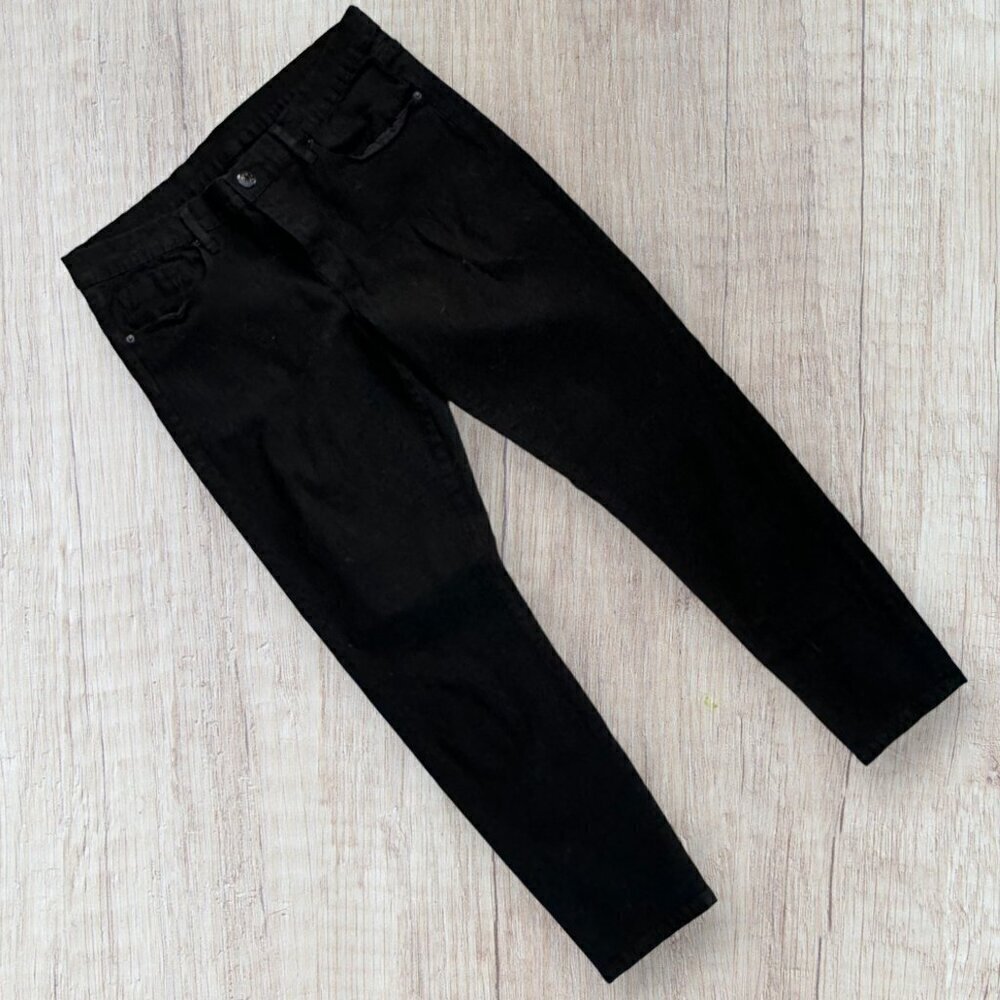 BDG Twig Black Skinny Jeans Womens 32 /14 Mid Rise Slim Stretch Urban Outfitters